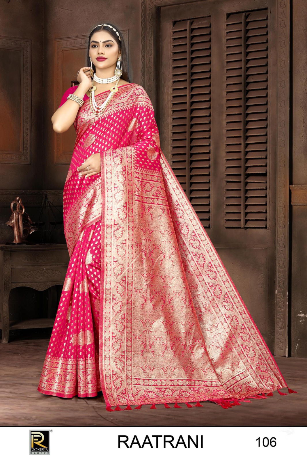 Raatrani By Ronisha Exclusive Designer Banarasi Silk Sarees Wholesale Shop In Surat
